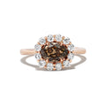 *NEW* Bespoke East West 1.51CT Coffee Diamond Bloom Ring