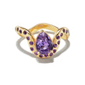 Purple Sapphire Octavia Ring