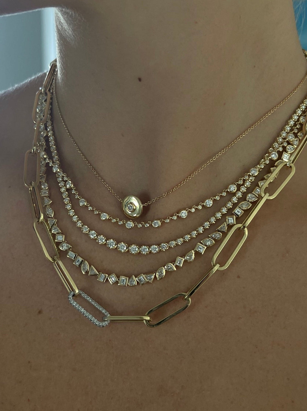 Mini Saucer Necklace