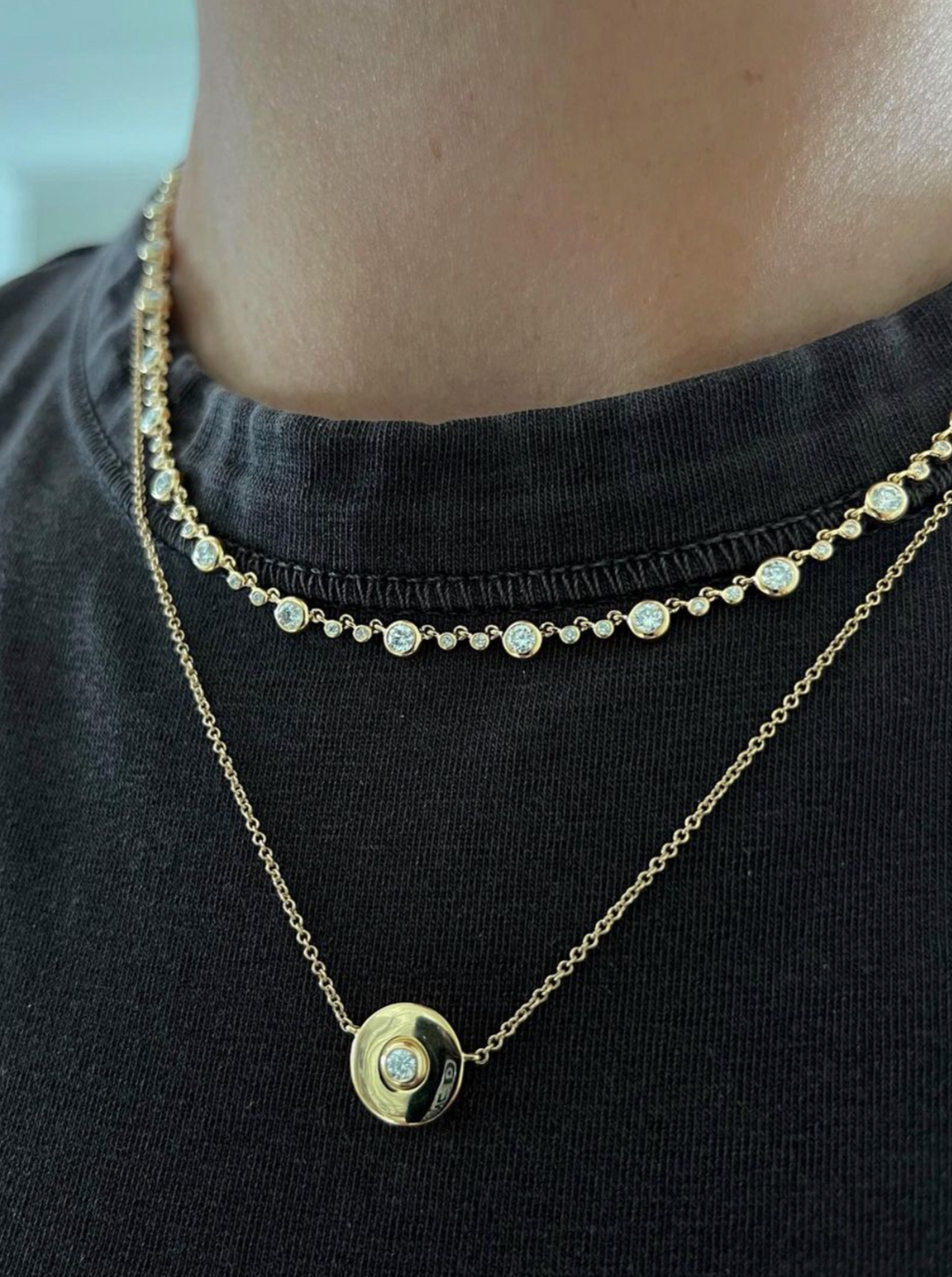 Mini Saucer Necklace